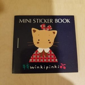 Sanrio vintage rare winki pinki mini sticker book